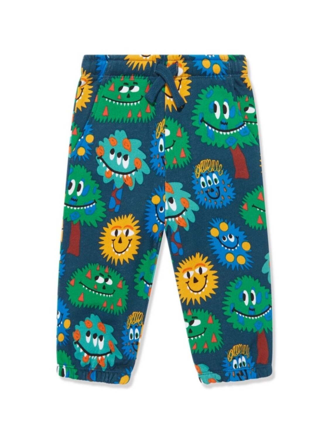 

Stella McCartney Kids легинсы с принтом Monster, синий