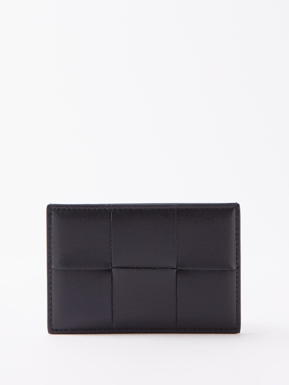 

Кожаный картхолдер urban intrecciato Bottega Veneta, синий