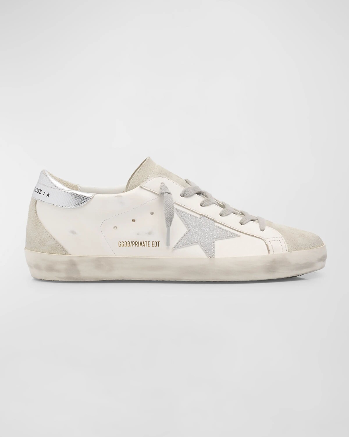 

Кроссовки Superstar из смесовой кожи Golden Goose, цвет White Ice Silver
