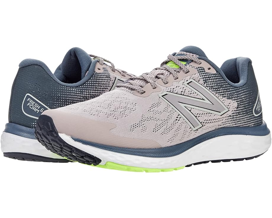 Кроссовки New Balance Fresh Foam 680v7, цвет Logwood/Ocean Grey