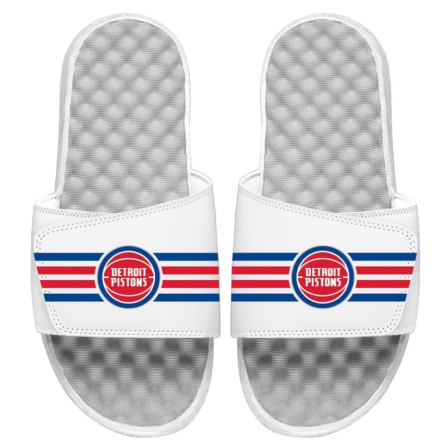

Шлепанцы ISlide Detroit Pistons, белый