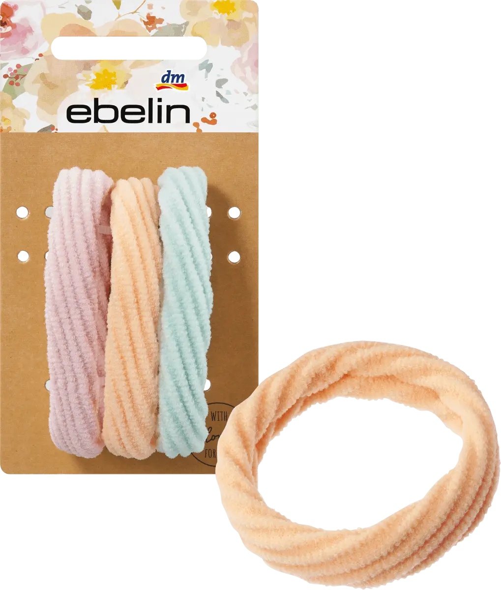 

Текстурированные резинки для волос 3 шт. ebelin