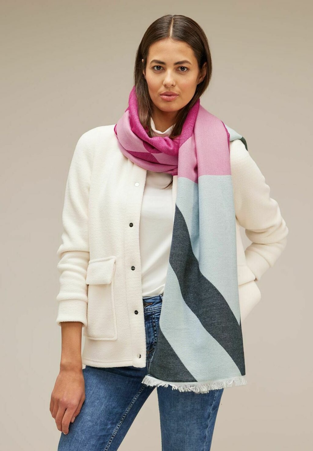 

Шарф Mit Ikat Street One, мультиколор