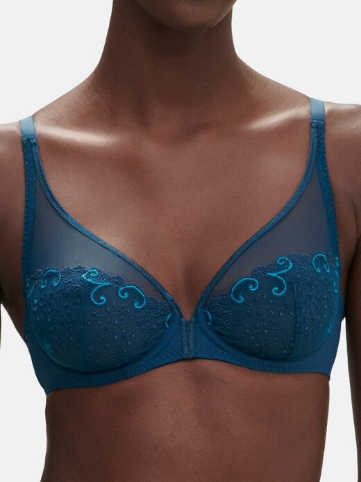 

Треугольный бюстгальтер деликатес Simone Perele, синий