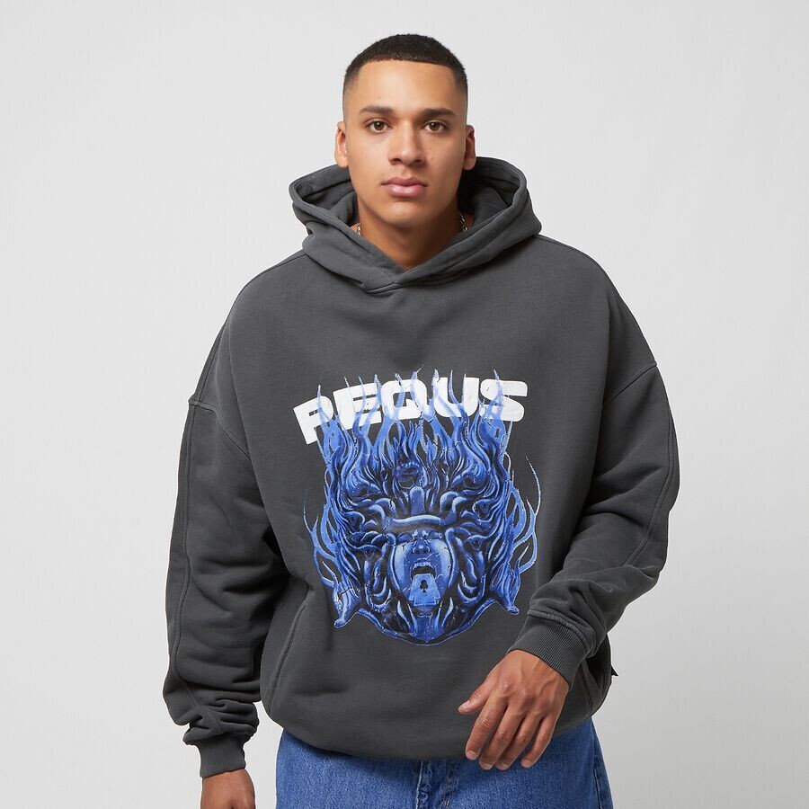 

Толстовка с рисунком Медузы Pequs, цвет washed black
