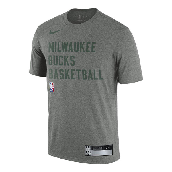 

Футболка x nba milwaukee bucks dri fit тренировочная футболка Nike, серый
