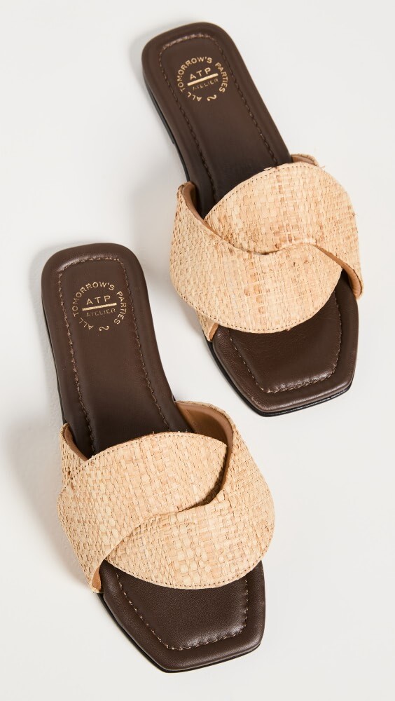 

Сандалии ATP Atelier Capurso Natural Raffia, натуральный
