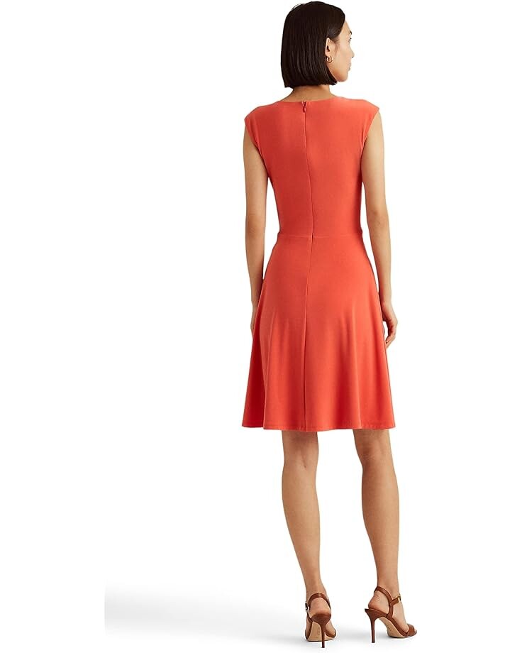 

Платье LAUREN Ralph Lauren Scoop Neck Jersey Dress, цвет Hyannis Port Orange