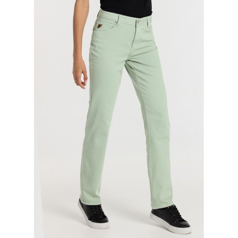 

Брюки Lois Jeans 137993-20104-2342-572 Straight Fit Low Waist, зеленый