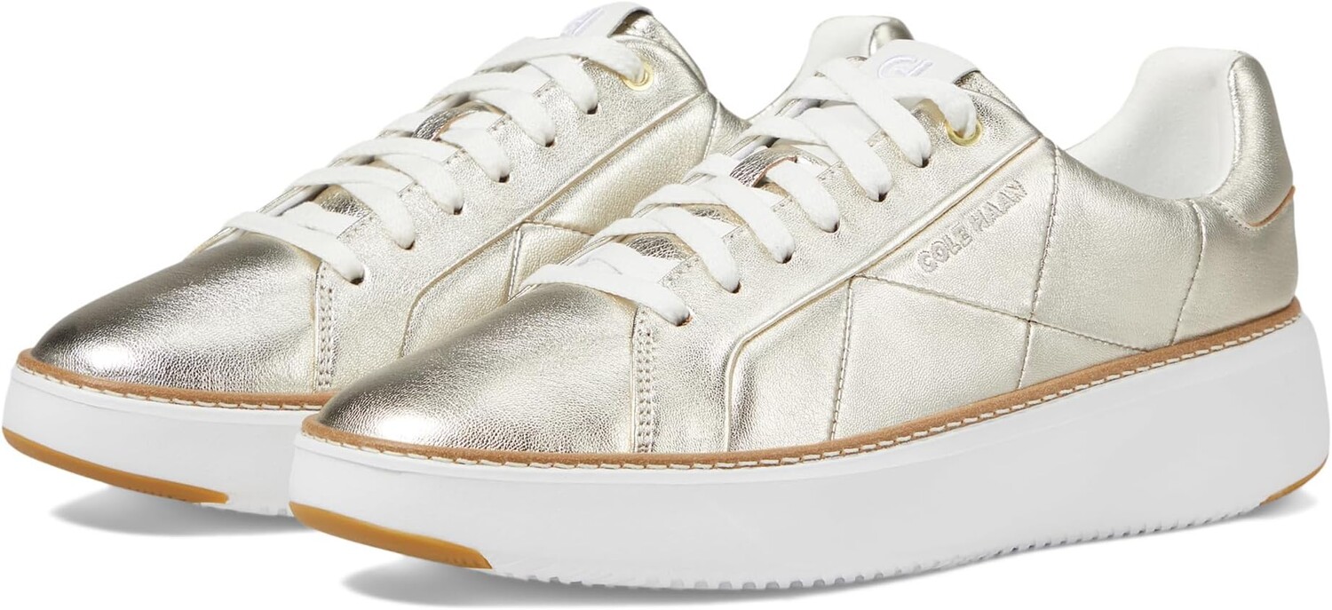 

Кроссовки Grandpro Topspin Sneaker Cole Haan, цвет Soft Gold Quilted Leather