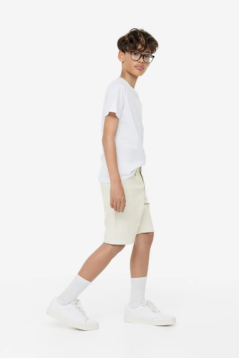 

Джинсовые шорты H&M, белый