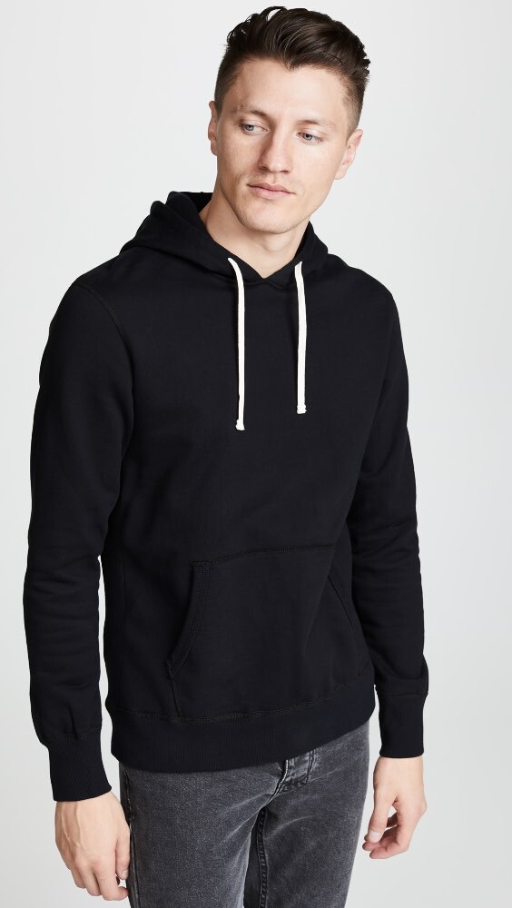 

Худи Reigning Champ Midweight Terry Slim, черный