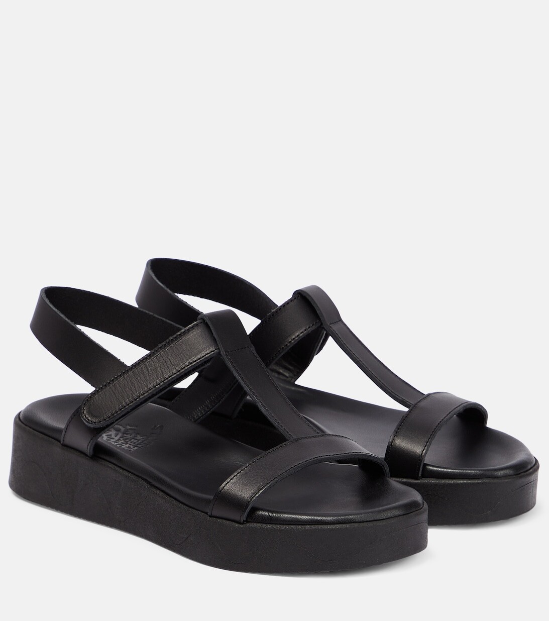 

Кожаные сандалии Myrto на платформе Ancient Greek Sandals, черный