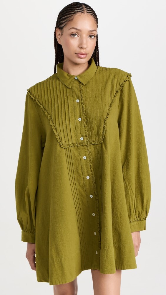 

Платье мини Free People Cherry, зеленый