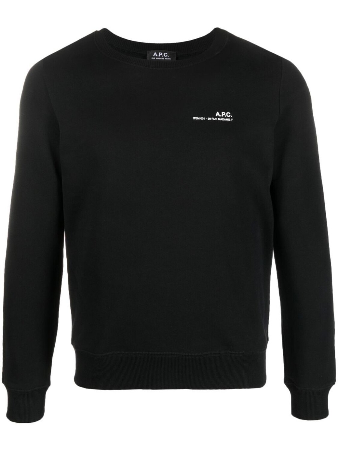 

A.P.C. толстовка с логотипом, черный