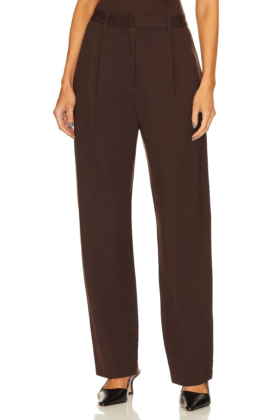 

Брюки Rag & Bone Irina Ponte Trouser, коричневый