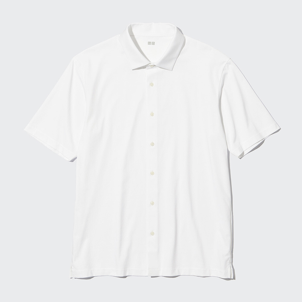 

Uniqlo Мужской/Женский кардиган AIRism POLO (охлаждающая функциональная быстросохнущая рубашка с короткими рукавами)
