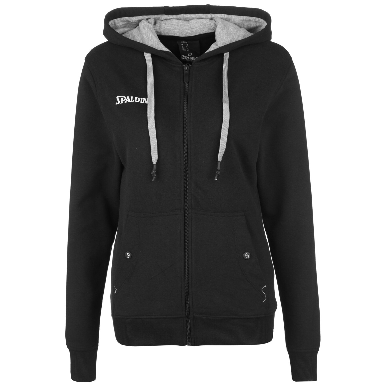 цена Спортивная куртка Spalding Kapuzenjacke Flow Zipper, черный