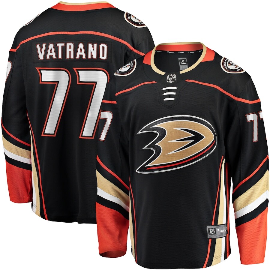 

Джерси Fanatics Branded Anaheim Ducks, черный