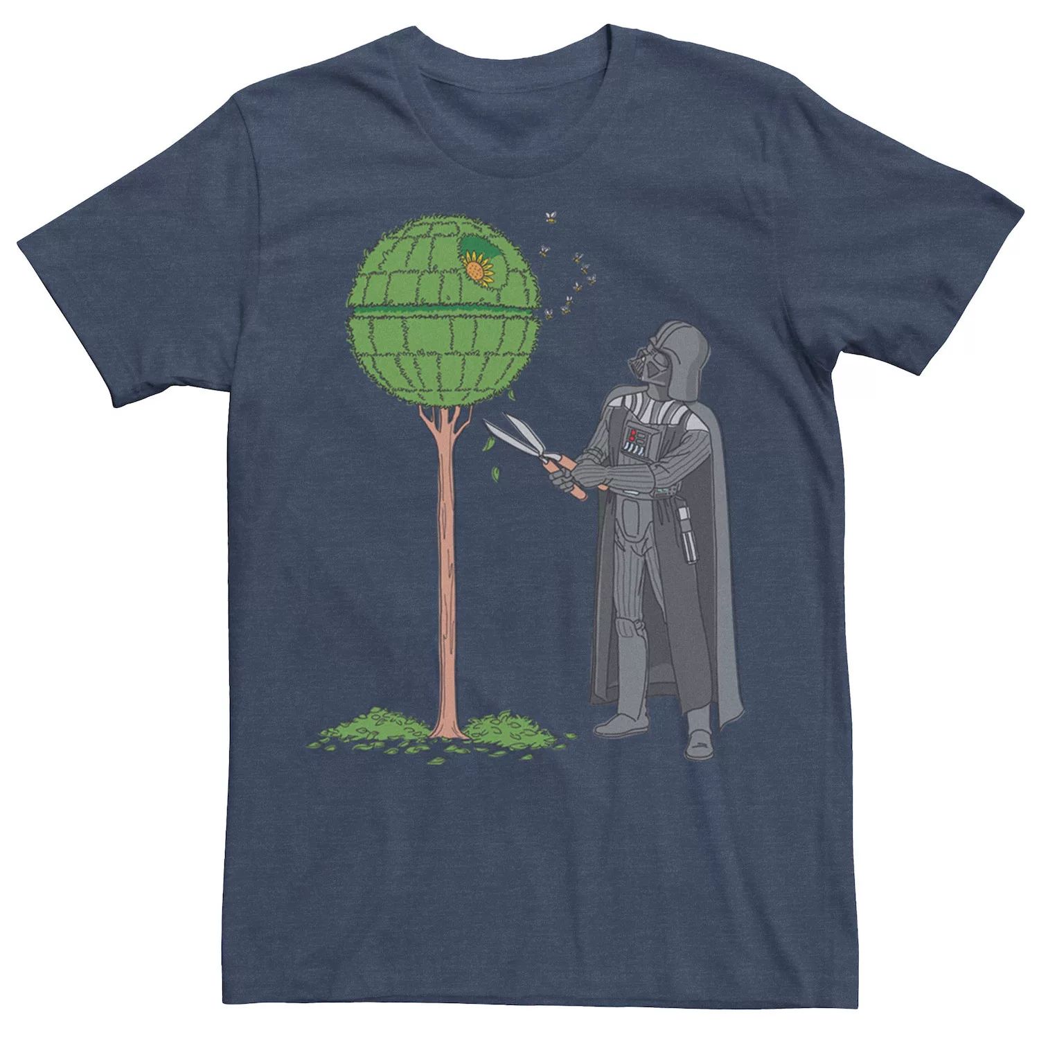 Мужская футболка с топиарием «Дарт Вейдер Звезда Смерти» Star Wars