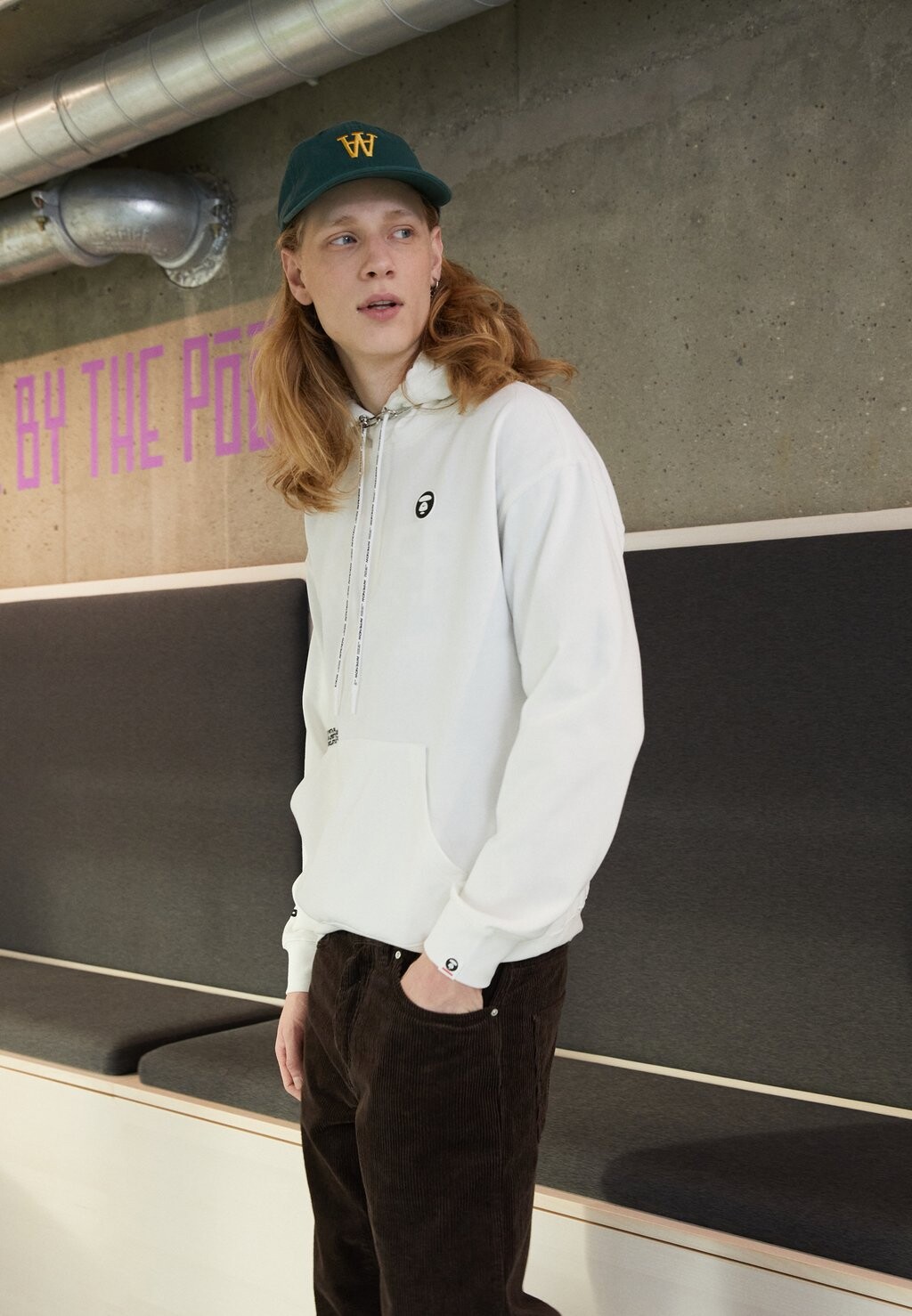 

Толстовка AAPE By A Bathing Ape, Серый