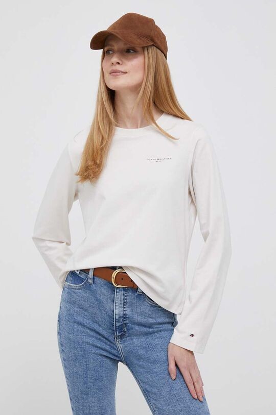 

Рубашка с длинным рукавом Tommy Hilfiger, бежевый