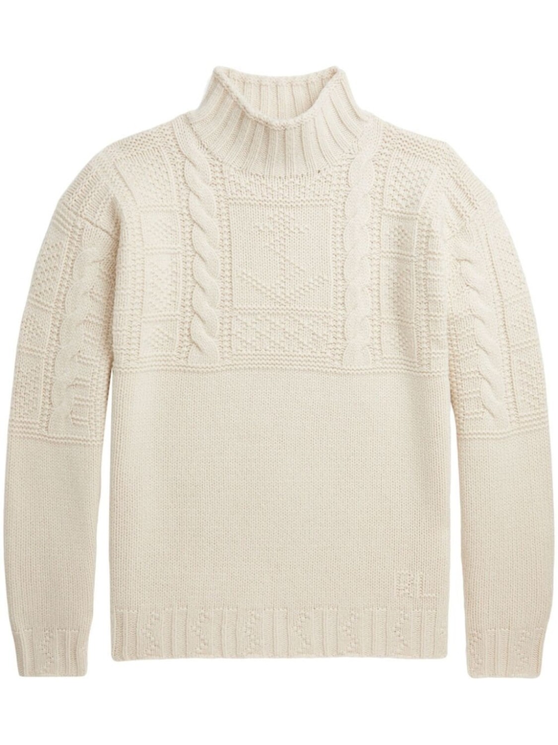

Polo Ralph Lauren джемпер Anchor фактурной вязки, нейтральный цвет