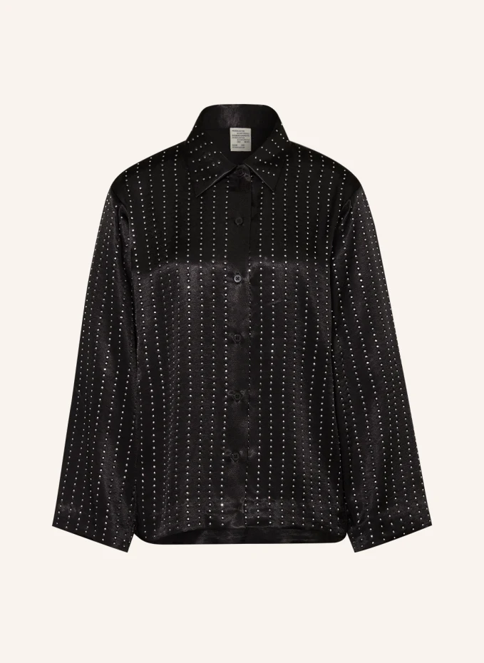 Блузка-рубашка mariko с драгоценными камнями Baum Und Pferdgarten, черный блузка рубашка молли baum und pferdgarten белый