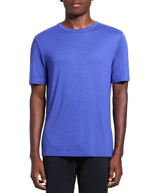 

Трикотажная футболка Essential из модала Theory, цвет Blue