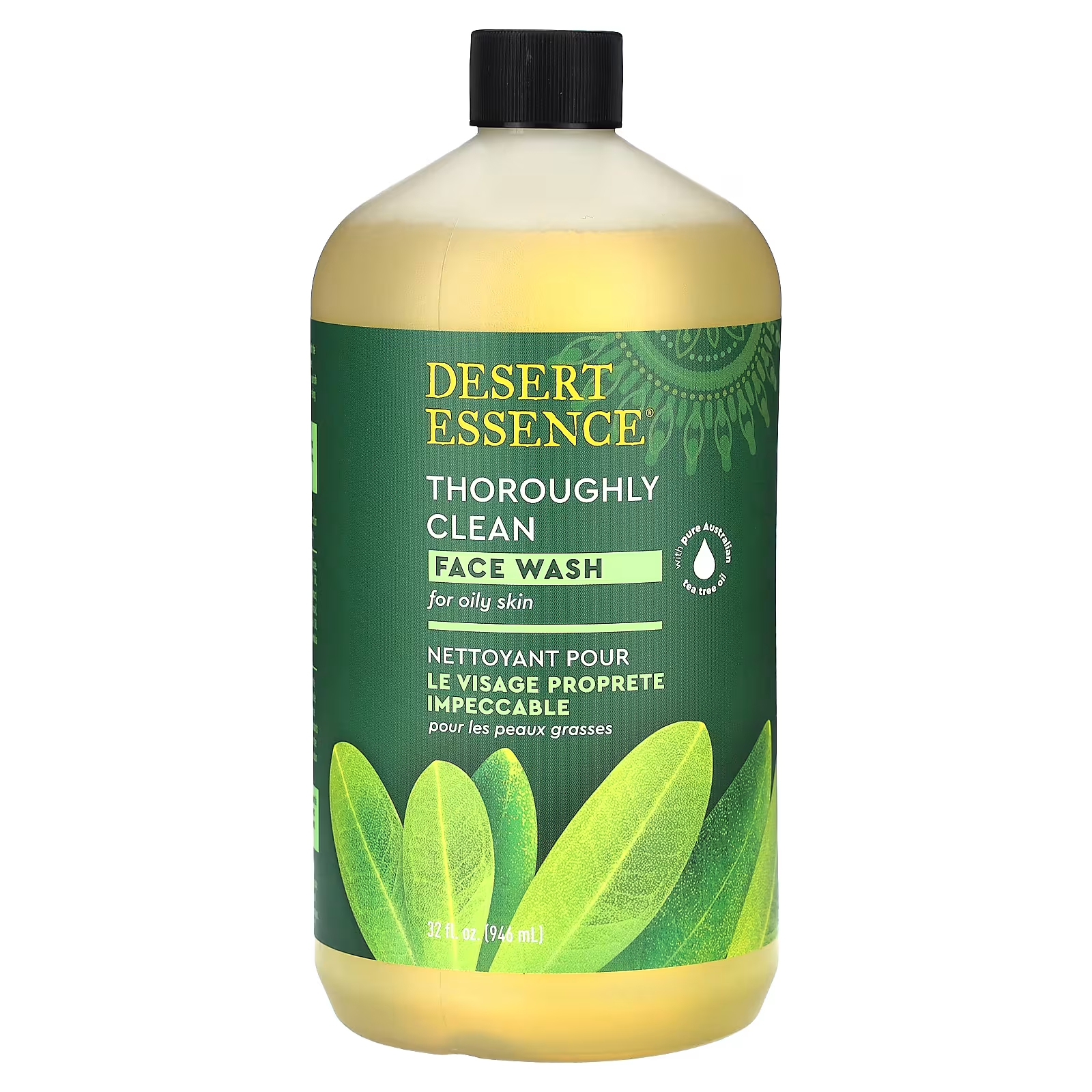 Средство Desert Essence для очищения жирной кожи, 946 мл desert essence средство для умывания и глубокой очистки 250 мл 8 5 жидк унции