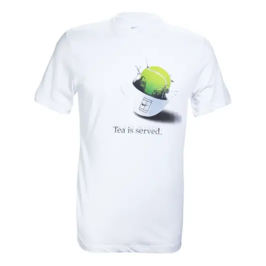 

Футболка NikeCourt Dri-FIT Tennis T-Shirt 'White', белый