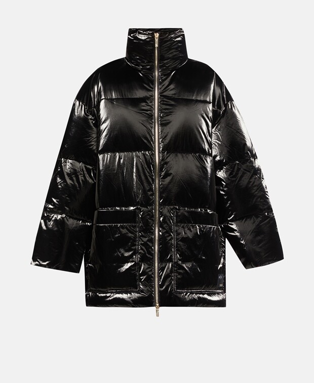 

Стеганое пальто Armani, черный