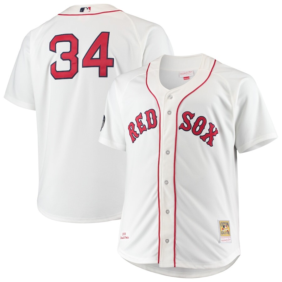 

Джерси Mitchell & Ness Boston Red Sox, белый