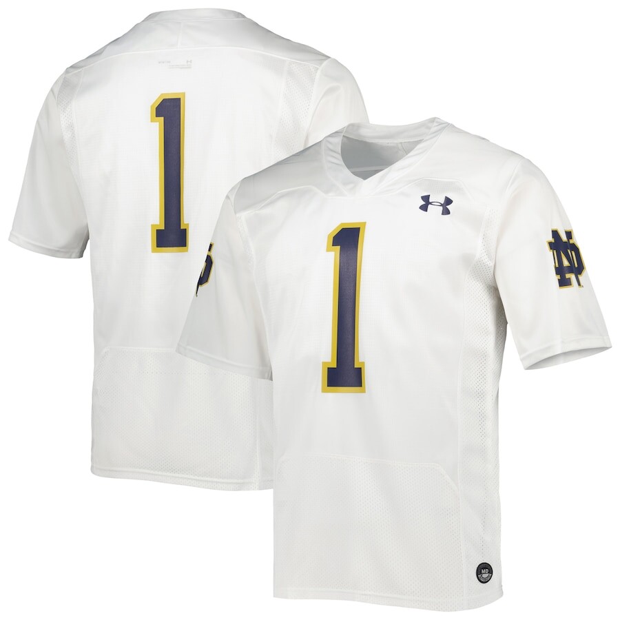 

Джерси Under Armour Notre Dame Fighting Irish, белый