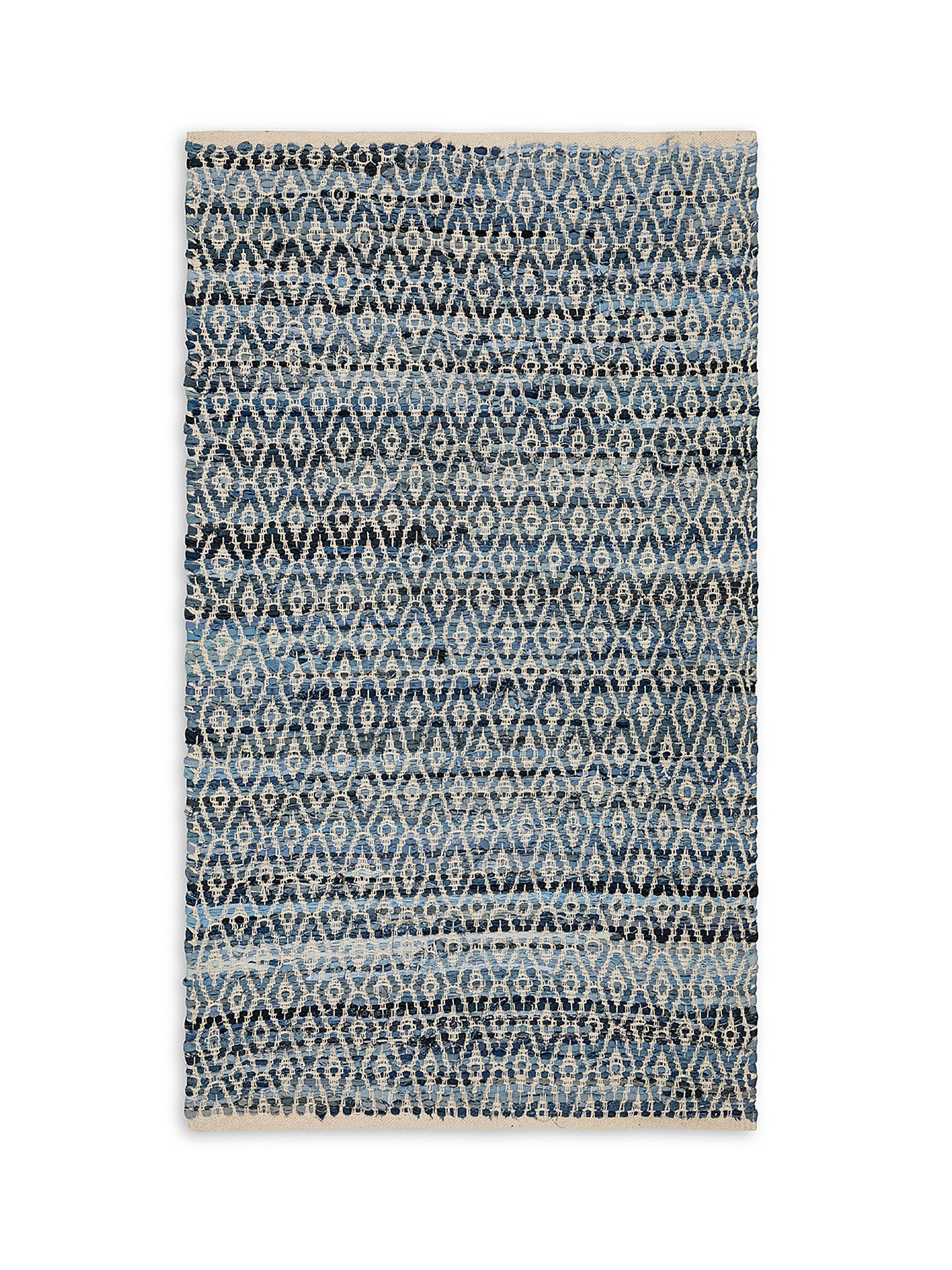 Тканый ковер с геометрическим узором Coincasa, синий