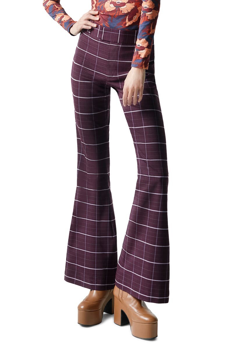 

Брюки Bootcut в клетку SMYTHE