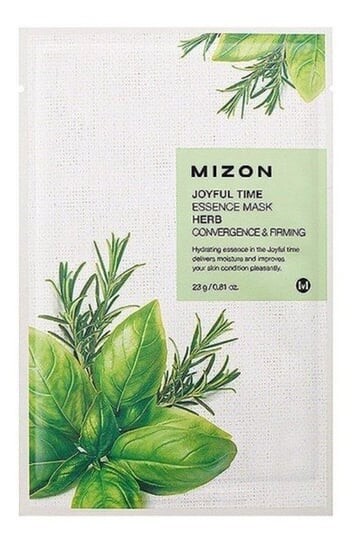 

Тканевая маска с травами и хлопком, 23 г Mizon, Joyful Time Essence