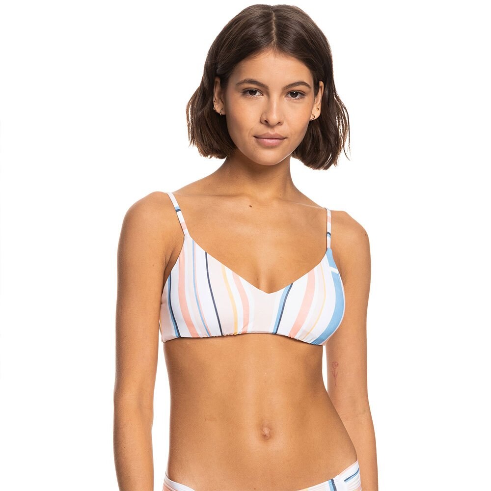 Топ бикини Roxy Pt Beach Classics Strappy, белый топ бикини roxy pt beach classics athletic triangle белый