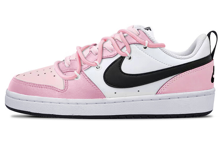 

Кроссовки Nike Court Borough Series Skateboarding Shoes Women's Low-top Black, розовый