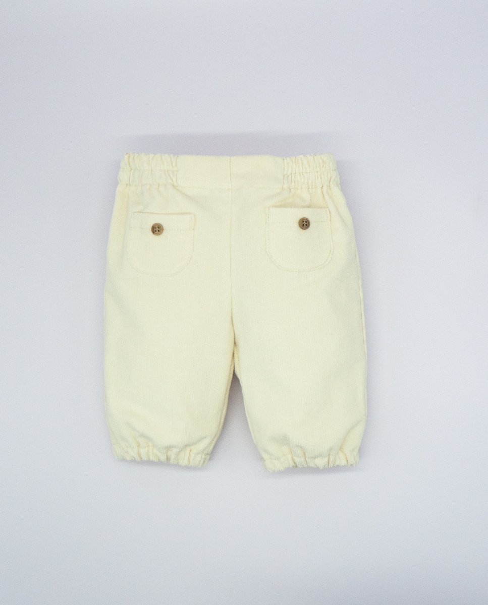 Хлопковые штаны для мальчика цвета экрю. Fina Ejerique, сырой