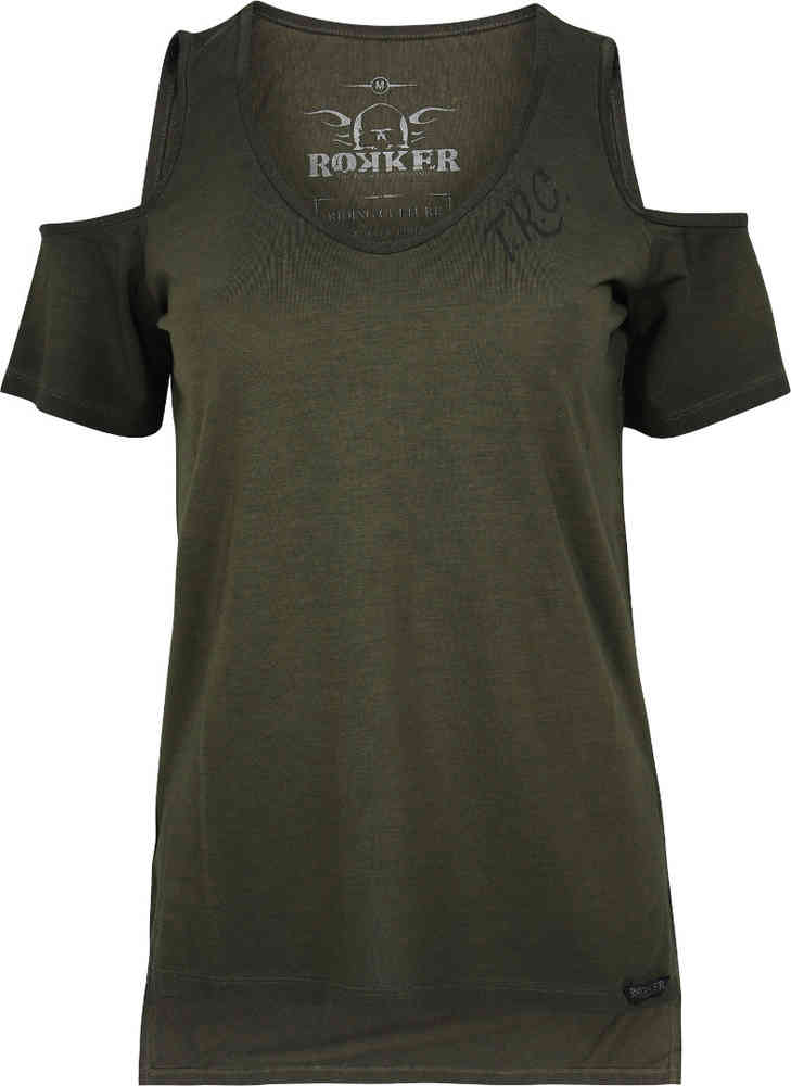 Женская футболка TRC без плеч Rokker