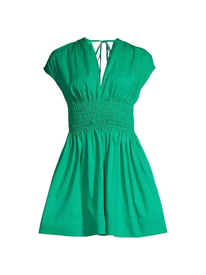 

Хлопковое мини-платье L'oasis Tia Faithfull The Brand, зеленый