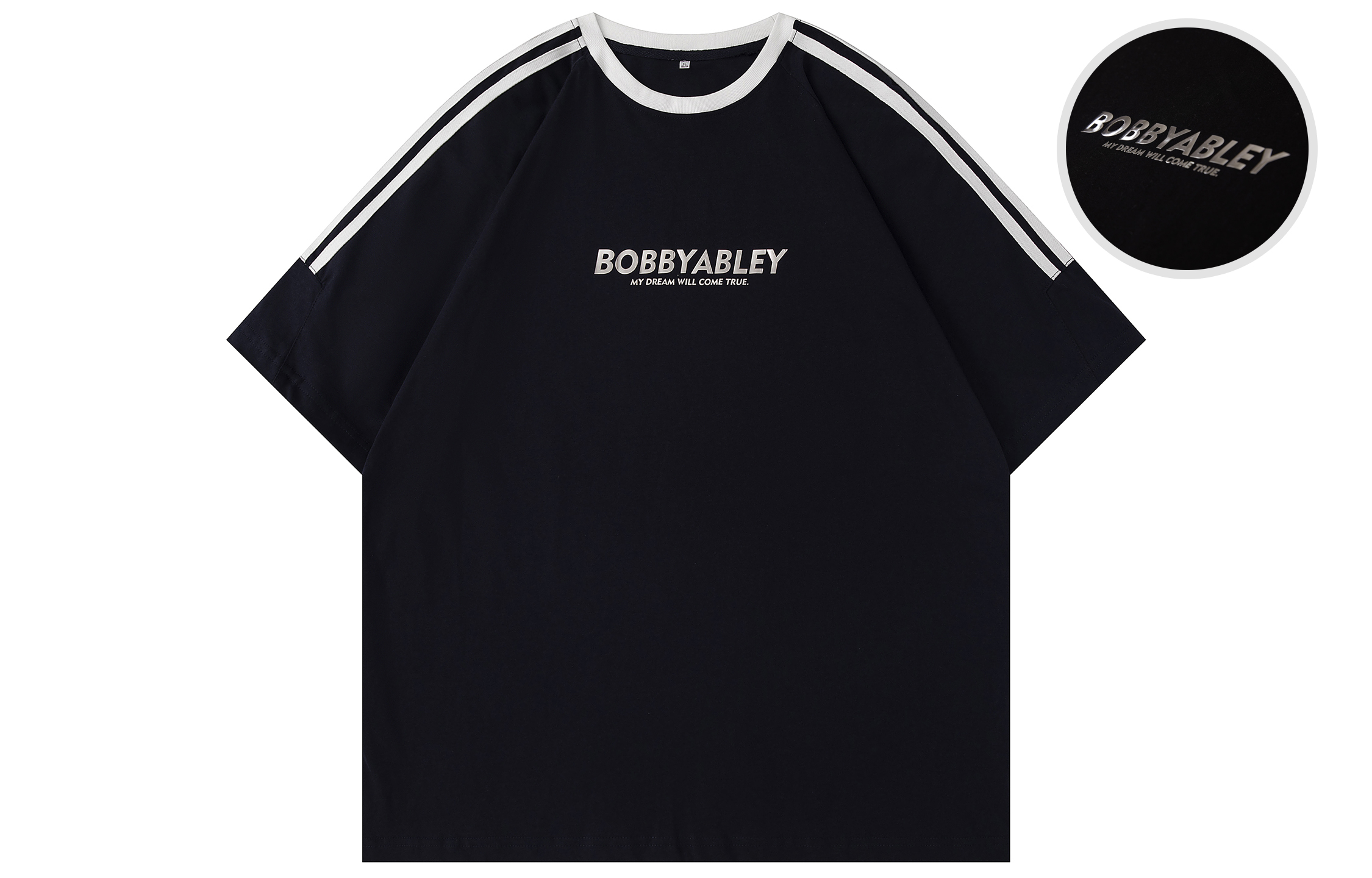 

Футболка унисекс BOBBY ABLEY, Темно-синий