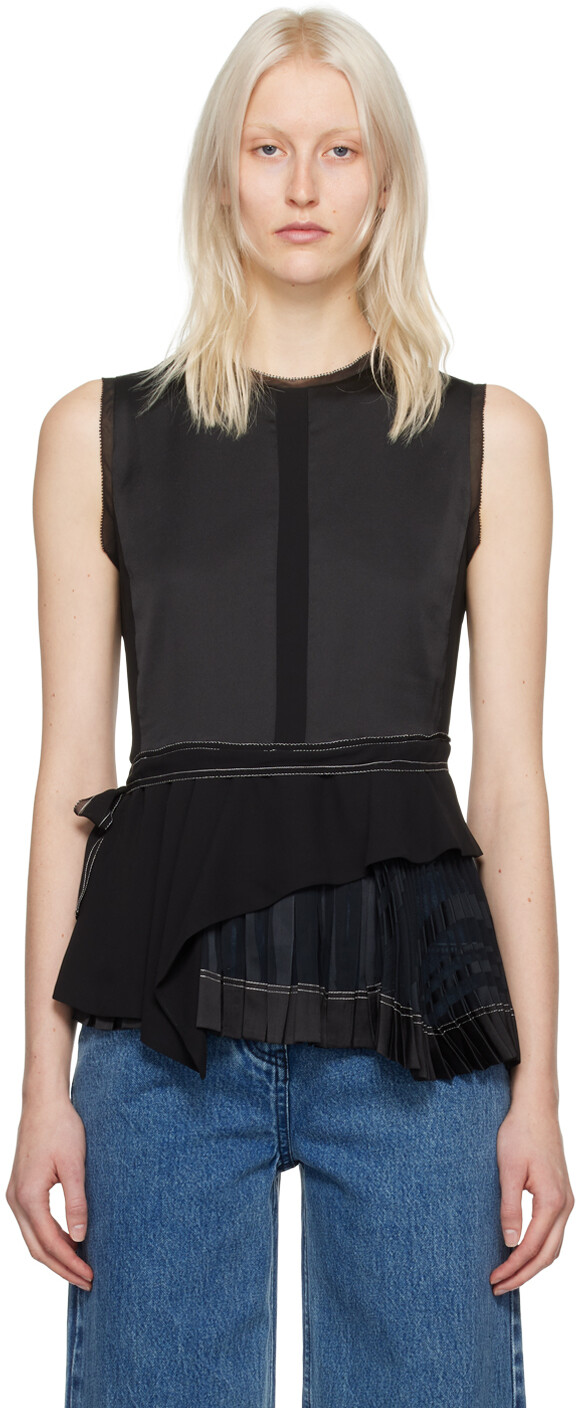 

Черная блузка со складками 3.1 Phillip Lim