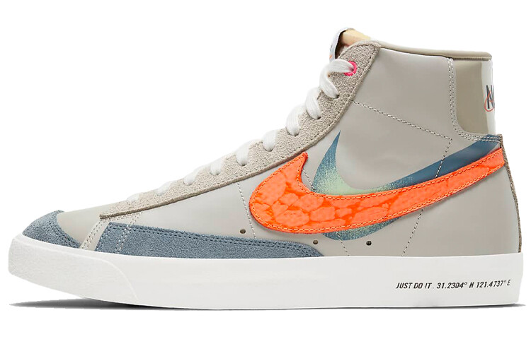 

Кроссовки для скейтбординга Nike Blazer Mid'77Vntg Зеленый Оранжевый Shanghai