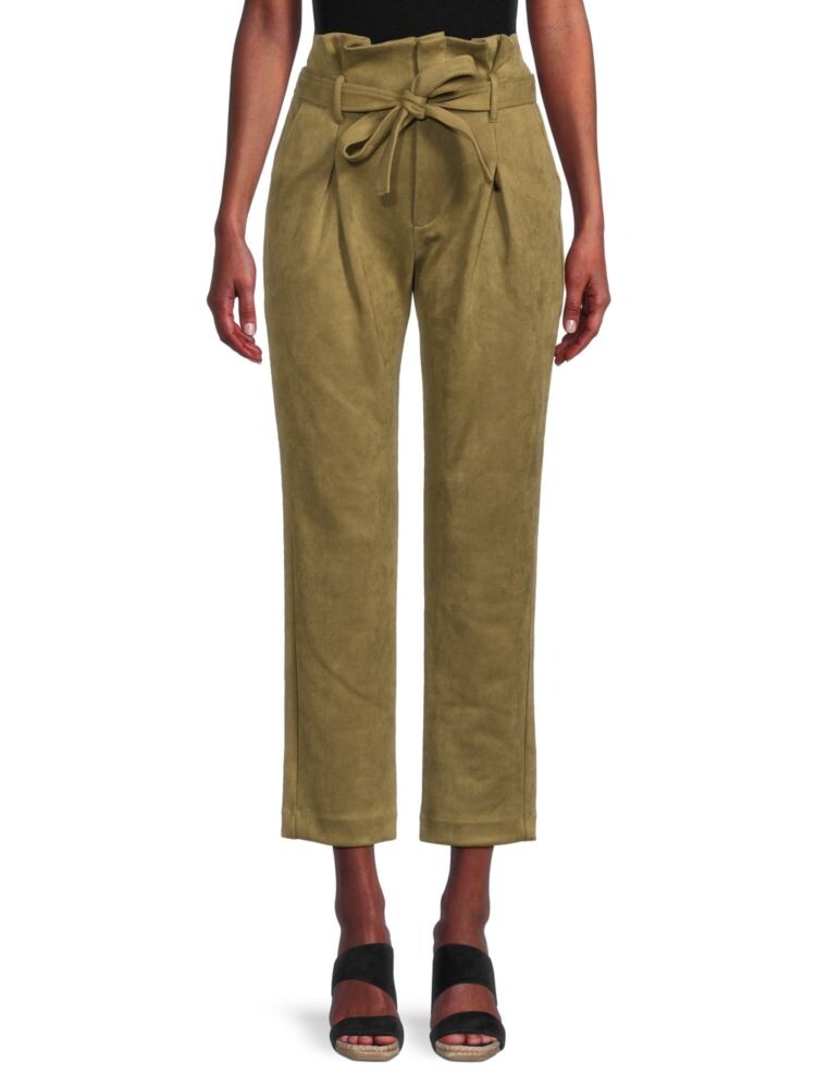

Брюки с поясом Dkny, цвет Olive