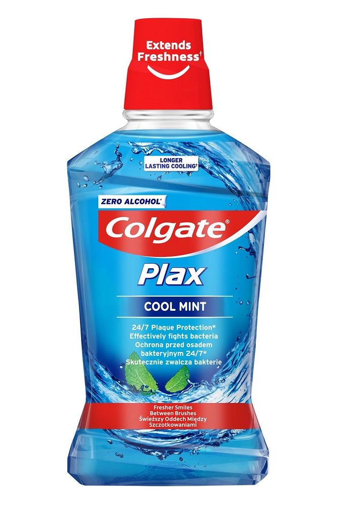 цена Colgate Plax Cool Mint жидкость для полоскания рта, 500 ml