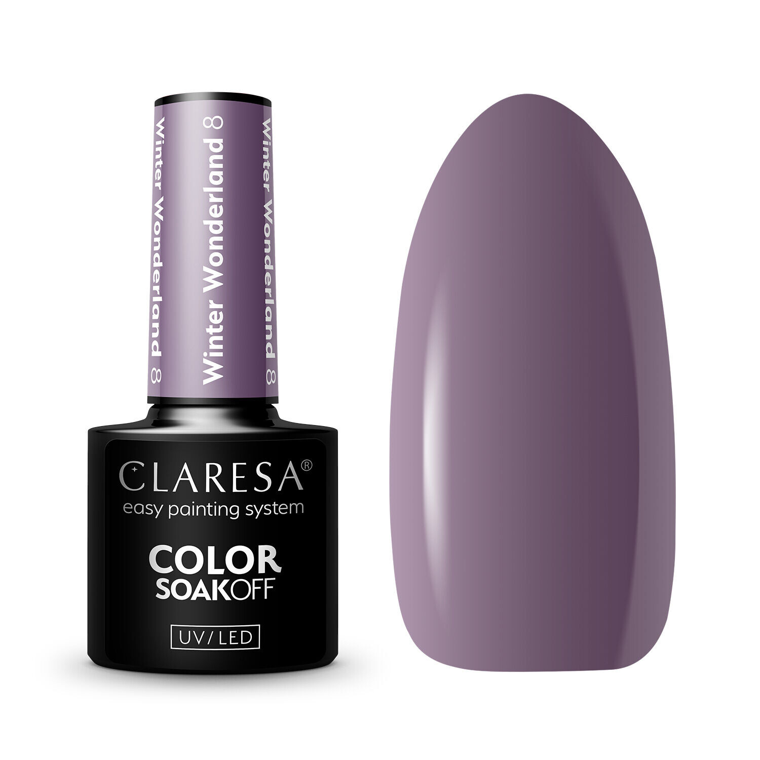 

Гибридный лак для ногтей 8 Claresa Winter Wonderland, 5 гр