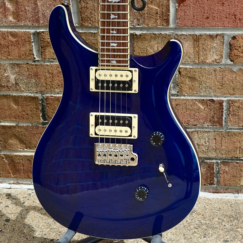 

Электрогитара 2022 PRS SE Standard 24 Translucent Blue