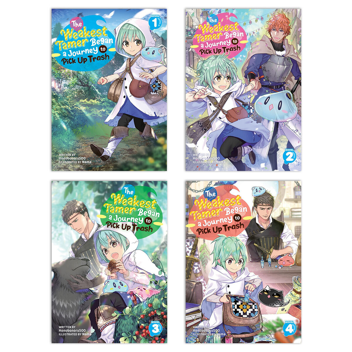 

Новелла The Weakest Tamer Began a Journey to Pick Up Trash Novel (1-4) Bundle